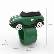 BMW MINI 대시보드 미니어처 미니쿠퍼 전용 악세사리 링버튼 버튼장식, 단일사이즈, MINI 버튼 링 다크그린