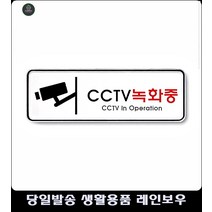 절도방지 cctv녹화중 표지판 안내표지판 점포용표지판