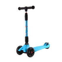 21st ScooTer 컬러플 접이식 킥보드, 파랑