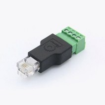 터미널 젠더 스테레오 RJ11(M) 4Pin 터미널 변환 젠더, 반하다 본상품선택