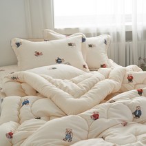 패턴 슈퍼싱글 곰돌이 차렵이불세트