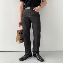 AITCH / 남자생지데님 셀비지데님 남자일자청바지