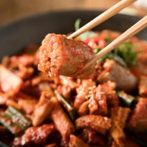 주말집콕 맛집 불맛 순대곱창볶음 350g 고기순대 내장