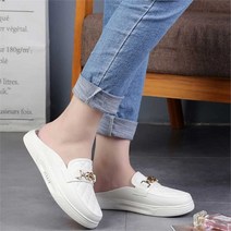 셀러허브 패션 [오노마] ONM 봄신상 여자 데일리 블로퍼 슈즈 골드 체인 뮬로퍼