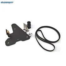 3d 프린터 부품 crealit cr-10 ender-3 ender-3 pro 프린터용 알루미늄 듀얼 z축 백 패시브 블록 플레이트 리드 스크류 브래킷, 02 Black_02 Ender-3