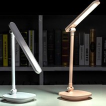 led 사무실 3컬러 스탠드 시력보호 학습용 스텐드 책상 공부 도서관 학생, 기타, 화이트 [끼움직임 4000] 업그드 모델