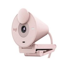로지텍코리아 BRIO 300 FULL HD 화상 웹캠 컴퓨터 카메라 (로즈핑크), 로즈핑크