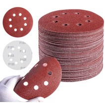 자동차창문수리 자동차창문수리도구 15Pcs 5 인치 125mm 8 홀 산화 알루미늄 건식 60 ~ 1200 그릿 후크 &, 02 80 Grit