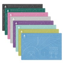 커팅 패드 깔판 식탁 논슬립 사무실 아날로그 교무실 학교 학원 기스 보호 스크래치 오피스 칼받침 책상 고무판 재단판 매트 데스크 미끄럼방지 칼질 자를때 커터칼(30X45핑크), 올리브