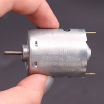 전기 RS365 모터 전면 볼 베어링 DC 12V18V 15V 18000RPM 고속 강력한 자기 큰 토크 365 라운드 DIY 헤어 드라이어, 없음