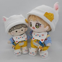 지오몽 15cm 20cm 인형옷 ﻿미토 베이비 캣 멜빵 바지 세트(6피스) 무속성 의상 아이돌 인형 옷