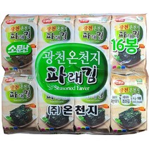 소문난 온천지 파래김 4g16봉 8개 1박스, 1개