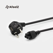 AfeelZ 국산 3구 크로바 파워케이블, 1M