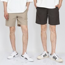 메인클라드 3XL까지 린넨 밴딩 반바지 남녀공용 빅사이즈 캐주얼 유니섹스 5부바지