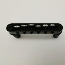 현악기 1 세트 크롬 실버 골드 롤러 안장 Tune-O-Matic 일렉트릭 기타 브리지 LP SG BM003 MADE IN KOREA, [01] Black