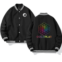 10종 콜드플레이 Coldplay 록밴드 야구 점퍼 자켓 바람막이 스트릿패션 Z0008