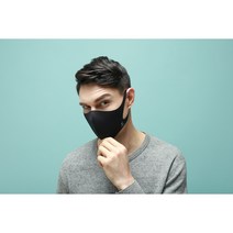 그리안스 숨쉬기편한 데일리 골프 스포츠 빨아쓰는 자외선차단 대나무소재 천연 항균 99.9% 뱀부에어 패션마스크 마스크, L, 회색(Gray