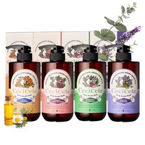 쎄씨쎌라 바디스크럽 500ml 4종 3개, 유칼립투스&로즈마리, 시트러스&버베나, 시트러스&버베나