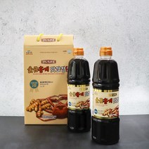 설명절특가! 국내산100% 진도특산품 울금홍게 만능조림 맛간장소스 선물세트2호 (900mlx2개)