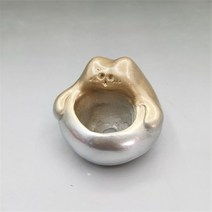 다육이화분 귀여운 마우가니 화분 핸드메이드 컬러풀 시멘트 냄비 미니 다육 분재 정원 홈 오피스 장식, [03] 라이트 그레이