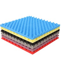 MEKAPEN 방음 계란판 스펀지 방음재 흡음재 차음재 흡차음세트 50*50cm 10개, 블루, 2cm(비접착식)10개
