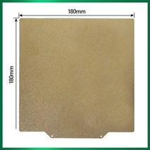 led 메뉴판 광고판 라이트패널 creality 유연한 pei 스프링 강판 서리로 덥은 표면 금 표면 자기 3d 프린터 부품 스티커 제거가있는 온상 플레이트, 01 180x180mm