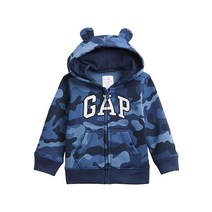 갭 GAP 남아용 로고 후드집업 블루 갤럭시 4T US