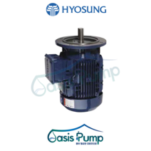 효성모터 1.5KW 2HP 입형 4P 220/380V 60HZ 버티컬 플랜지 삼상 전폐형 모터 프리미엄효율