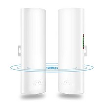 CPE220 5.8G 무선 브릿지 PTMP Wi-Fi PTP 포인트 투 포인트 액세스 야외 네트워크 CPE 2KM 전송 거리 12DBi 하이 게인 안테나 2 LAN 100MBps, CPE520, 1개
