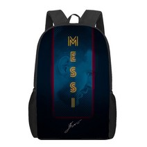 어린이 가방 학교 신학기 학원 초등학생 캐릭터 만화 Football-star-messi School Bags For Boys Girls 3D Print 배낭 키즈 유치원 남자 M