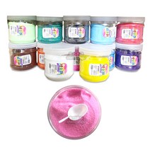 색모래 1kg 벌크 미술재료 모래만들기, 빨강