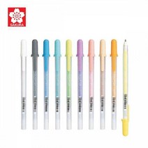 사쿠라 수프레 0.8mm 10칼라 펜, 블루-936, 1개