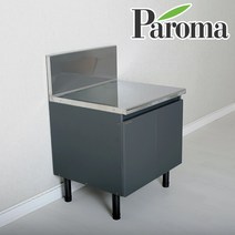 파로마 LPM 그레이 600 가스대 조립 완제품 사무실 탕비실 원룸 소형 싱크대 하부장, 600 가스대 그레이