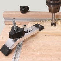 목공 조립식 마이터 T 트랙 고정 키트 압력판 1개