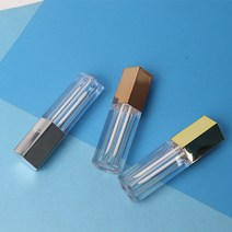 DIY 핸드메이드 수제 만들기 제작 예쁜 립글로즈 워터틴트 립오일 화장품 투명 공병 빈 용기 플라스틱 통 병 디스펜서 케이스 실버 은색, 로즈골드