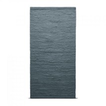 북유럽 매트 카페트 러그 매트솔리드 코튼 75x300 cm steel grey (grey)