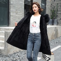 NEW 여성 롱 패딩 후리스 패딩 여성경량패딩 여자겨울코트 프리미엄 핸드메이드 롱 코트 빅사이즈 6XL