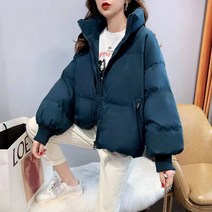 2021 두꺼운 패딩 점퍼 박시핏 코트