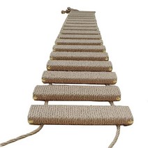 고양이 나무사다리 고양이스크래쳐 고양이구름다리 고양이용품, 100cm, 나무 사다리