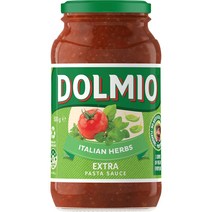 돌미오 이탈리안 허브 토마토 파스타 소스 500g Dolmio Italian Herbs Tomato Extra Pasta Sauce, 1팩, 1팩