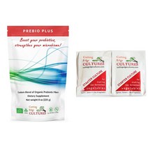 Cutting Edge Cultures Prebio Plus Prebiotic Fiber Powder BEST 유기농 프리바이오틱 섬유 혼합 식용 보충제 226.8g 1, Prebio Plus 8 Ounce V 1