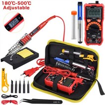 JCD 220V 110V 80W 전기 납땜 인두 LCD 조정 가능한 온도 납땜 인두 품질 납땜 인두 팁 및 키트 908S, 01-80W 110V, 02-GRAY, 02-협력사