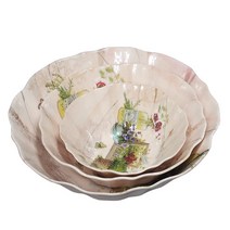 쉘 멜라민 샤르망 화채볼 샐러드볼 다용도볼 소중대, 대, 1개