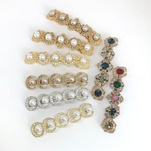 바네사 문앤펄 자동핀 예쁜 명품 헤어 집게 바나나 똑딱 옆머리 앞머리 올림머리 핀 어린이집 크리스마스 생일 선물