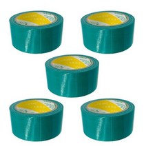 소유 청테이프 면테이프 가정용 녹색 48mm x 15M, 25개입