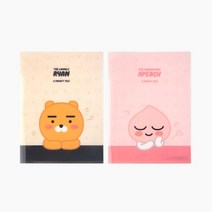 카카오프렌즈 2포켓 투포켓 화일 라이언 어피치