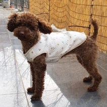 강아지조끼 수면조끼 오가닉 겨울옷, 수면조끼 퓨어데이지, Natural