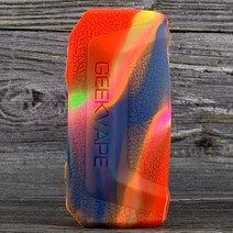 Geekvape aegis S100 solo 2 용 실리콘 케이스 고무 슬리브 실드 랩 스킨 쉘 1 개, 09 rainbow