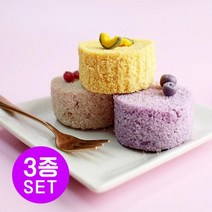 컵 설기 키트 맛 3종 세트 그대로 설기가루 만들기 KIT 떡케이크 쌀가루.쌀이랑놀자, 3어린이세트초코딸기블루