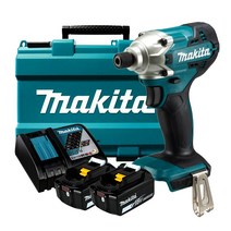 마끼다 DTD156RGE 18V 6.0Ah 2배터리 충전임팩드라이버, 1개